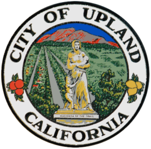 the seal for the city of Upland, California